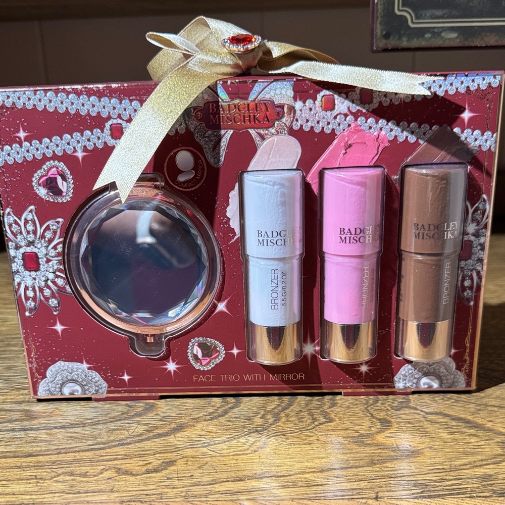 Badgley Mischka Blush Trio - Pink, Brown, Silver